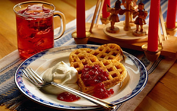 Dessert and tea, healthy, dessert, delicious, tea HD wallpaper