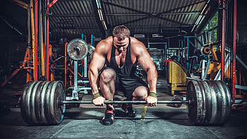 Powerlifting pose, Strength and determination, Fitness dedication, Extreme sports HD wallpaper