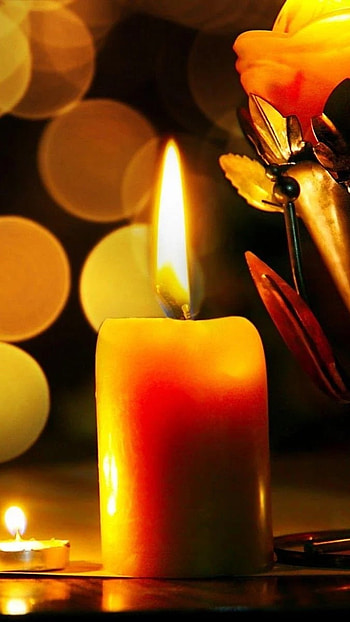 Candles, Lighting, Candle HD phone wallpaper