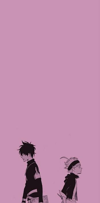 Pink Anime : Asta and Yuno from Black Clover, Anime, Black Clover, Asta (Black Clover), pink anime HD phone wallpaper