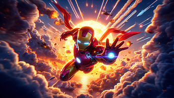 Iron Man Anime Style, iron-man, superheroes, artwork, digital-art, art, deviantart HD wallpaper