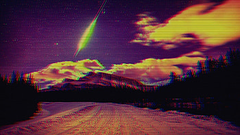 Glitch , Digital anomalies, Distorted visuals, Cyberpunk vibes HD wallpaper