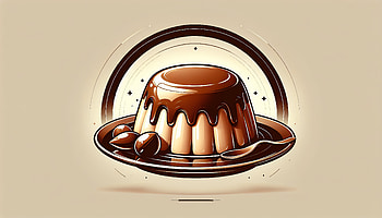Caramel Pudding Delight, Pudding, chocolate, dessert, plate, spoon HD wallpaper
