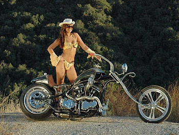 Cowgirl, style, fun, trees, western, female, hats, bikini, beautiful, actors, fashion, pretty, motorcycles, models, women, roads, boots HD wallpaper