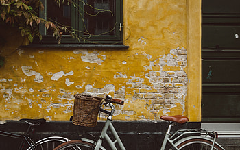 Miscellanea, Miscellaneous, Wall, Window, Bicycle HD wallpaper
