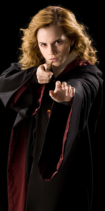 Magical Hermione Granger – Emma Watson in Harry Potter Iconic Scene, Hermione Granger, Emma Watson, movie, Harry Potter HD phone wallpaper