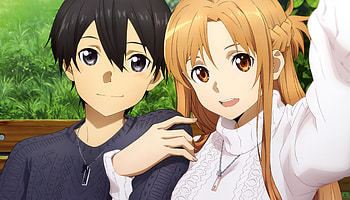 Asuna Yuuki, Anime, Sword Art Online, Kazuto Kirigaya, Kirito (Sword Art Online) HD wallpaper