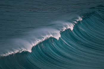 nature, wave, tsunami HD wallpaper