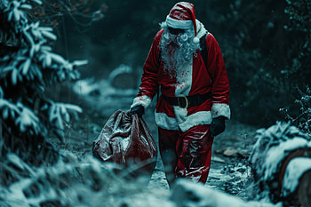 Santa Claus, snow HD wallpaper