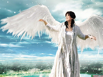 cute,Hong Kong actress,wings,Charlene Choi, wings, cute, charlene choi, hong kong actress HD wallpaper
