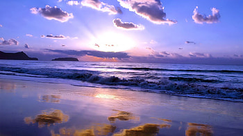 Landscape, Beach HD wallpaper