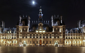 Cities, Paris, France, Square, Hotel, Area, Hotel De Ville HD wallpaper