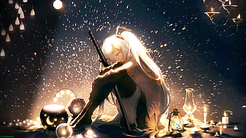 katana, Anime Girls, Vocaloid, Hatsune Miku / and Mobile Backgrounds HD wallpaper
