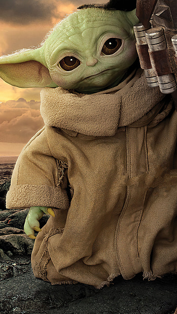 Mandalorian Season 2, Baby Yoda , Sony Xperia device, quality HD phone wallpaper