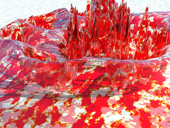 Mollusk Gel, white, jello, red, texture, gelled HD wallpaper
