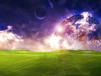 Landscape, Fantasy, Planets HD wallpaper