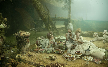 Picnic, ldies, , fantasy HD wallpaper