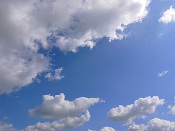 Sky, blue, coulds HD wallpaper