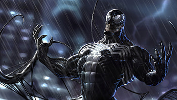 Venom Newartwork 2019, venom, superheroes, digital-art, artwork, artstation HD wallpaper
