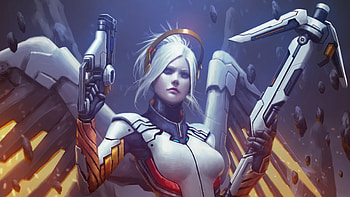 Mercy Overwatch 2018, mercy-overwatch, overwatch, games, xbox-games, ps-games, pc-games, artwork, artist, digital-art, deviantart HD wallpaper
