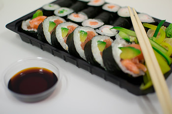 Animals, Vegetables, Iris, Fish, Rolls, Soy Sauce, Soy HD wallpaper