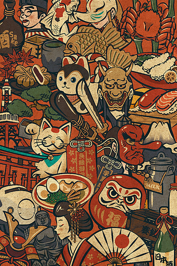 Check Out This Project: “Japan 2020” Gallery 65603965 Japan 2020. Japanese Art, Japanese Artwork, Art Inspiration, Japanese Illustration HD phone wallpaper