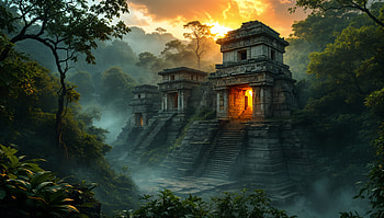 Ancient Maya Ruins: A Stunning Ultra, temple, ruin, jungle HD wallpaper
