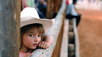 I Will Ride Someday. ., style, cowgirl, rodeo, kids, girl, brunettes, fence, western, hats HD wallpaper