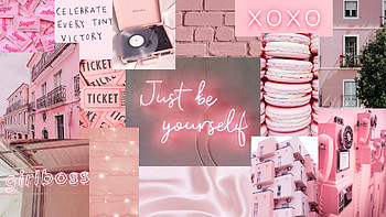 Light Pink Aesthetic Digital, Pink Deskop HD wallpaper