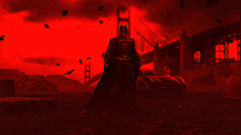 BATMAN RED HD wallpaper