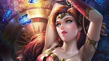 Wonder Woman New Cute Art, wonder-woman, superheroes, artist, artwork, digital-art HD wallpaper