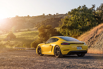 2019 Porsche 718 Cayman GTS Rear Side , porsche-718, porsche, 2018-cars, cars HD wallpaper