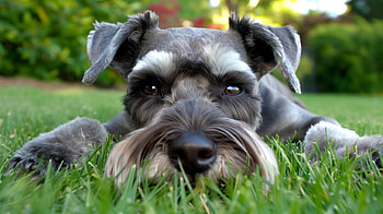 Schnauzer Close Up, Animal, dog, schnauzer, close-up HD wallpaper