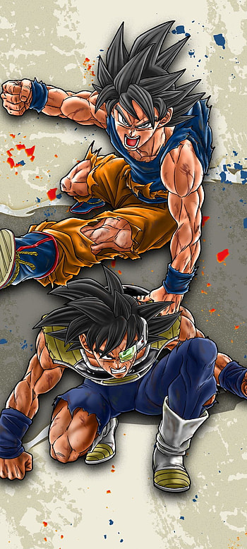 Goku and Bardock, Dragon_Ball_Z, Dragon_Ball, Dragon_Ball_Super HD phone wallpaper