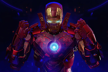 Iron Man Holographic 2020, iron-man, superheroes, artwork, artist HD wallpaper
