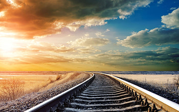 Railway Track , train, track, nature, railroad, graphy HD wallpaper