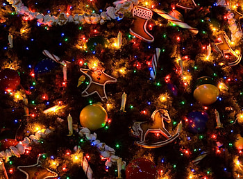 Holidays, Decorations, Toys, Candles, Holiday, Christmas Tree, Garland, Garlands HD wallpaper