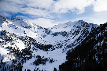 Nature, Mountains, Clouds, Snow, Alps, Snow Covered, Snowbound HD wallpaper