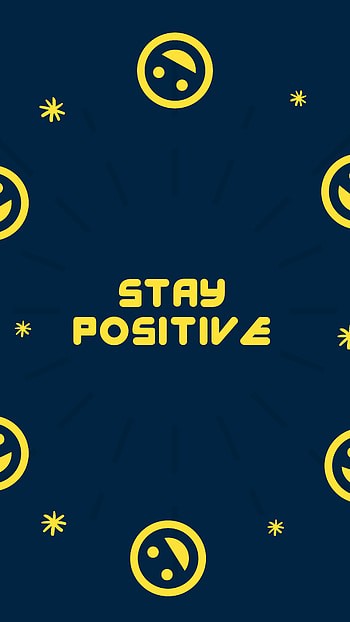 Motivation, stay positive, typography, inscription HD phone wallpaper