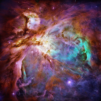 Universe, Stars, Multicolored, Motley, Nebula HD phone wallpaper