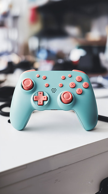 Vibrant Controller: Perfect for Gamers, pink, video game, technology HD phone wallpaper
