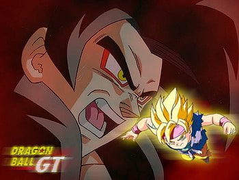 Kid Goku, goku, anime, cool, kid, dragonball gt HD wallpaper