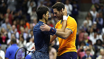 Novak Djokovic, Juan Martin del Potro HD wallpaper