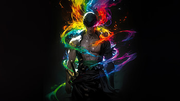 Sword Master Roronoa Zoro, zoro-roronoa, one-piece, anime, artist, artwork, digital-art, ai, dark HD wallpaper