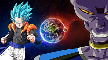 Beerus, Gogeta HD wallpaper