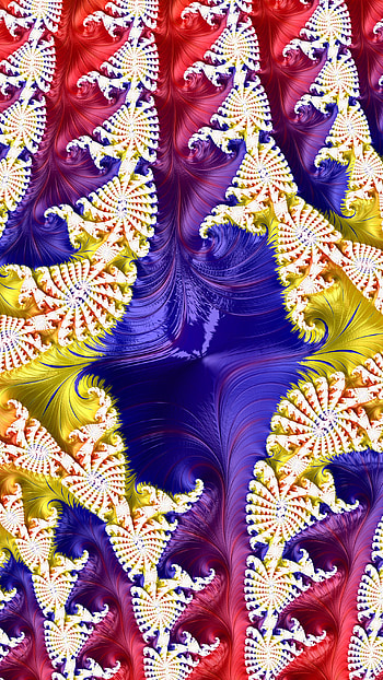 Trippy Psychedelic Fractal, Abstract, fractal HD phone wallpaper