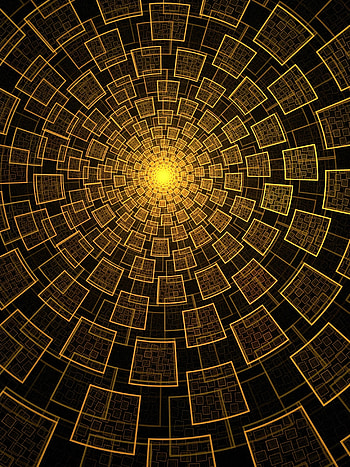 Abstract, Form, Rotation, Forms, Golden, Cuba HD phone wallpaper