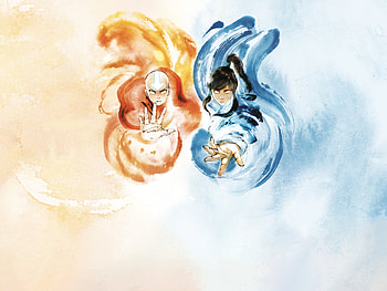 Avatar Legends: Fire & Water in Stunning Anime, Avatar: The Last Airbender, Avatar: The Legend Of Korra, Anime HD wallpaper