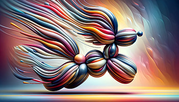 Balloon Animal Art, Abstract, modern design HD wallpaper