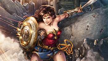 Wonder Woman Digital Artwork, wonder-woman, artwork, digital-art, superheroes HD wallpaper